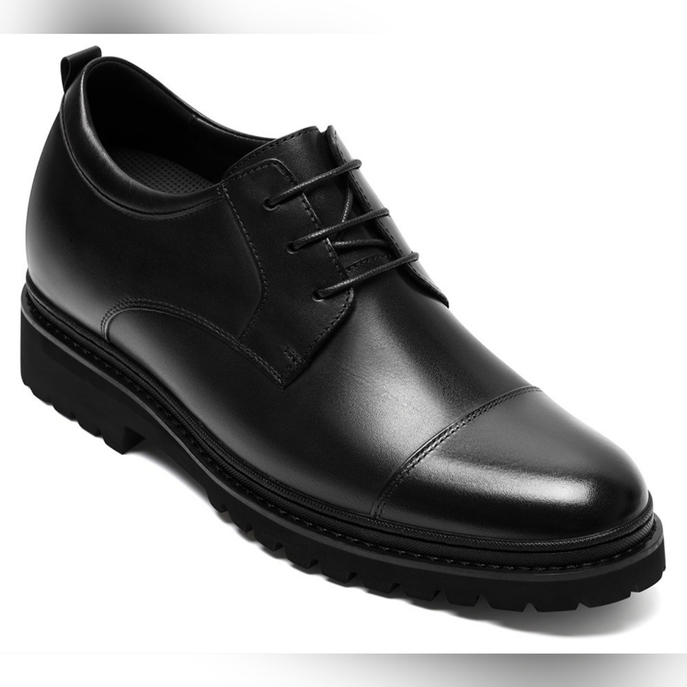 New CMR Men's Chamaripa Height Increasing Leather Oxford Shoes - Picture 8 of 15